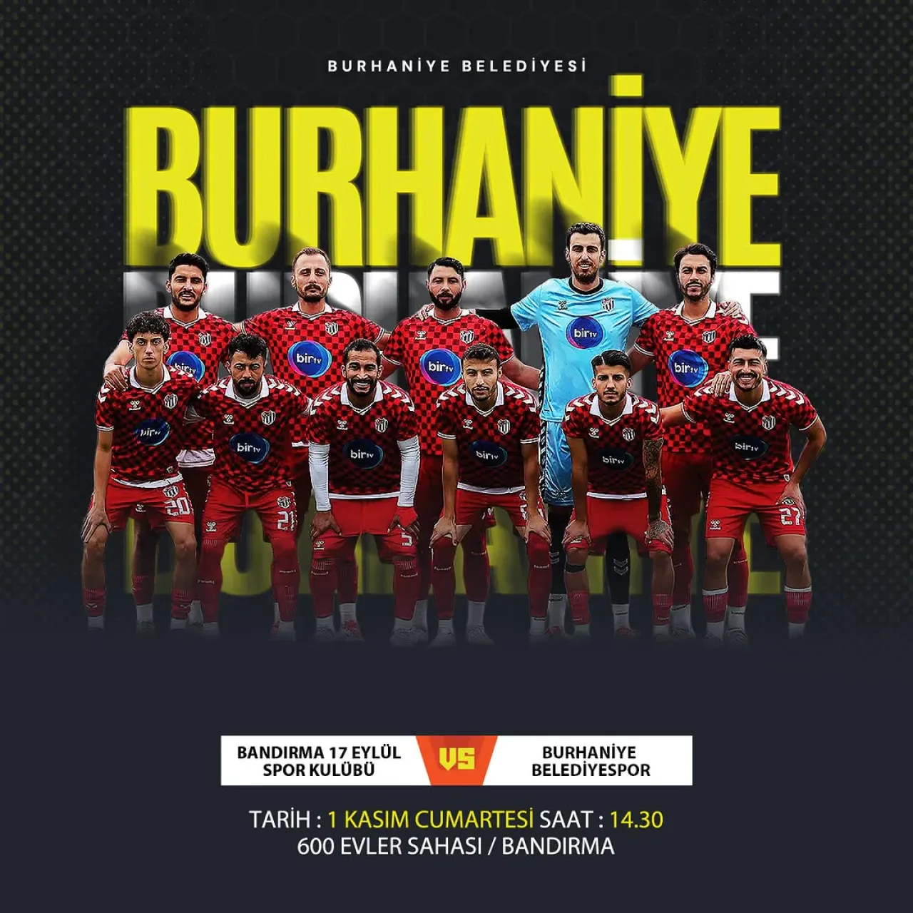 Burhaniye Belediyespor, Bandırma'da Sahaya Çıkıyor Burhaniye Belediyespor, Bandırma'da Sahaya Çıkıyor