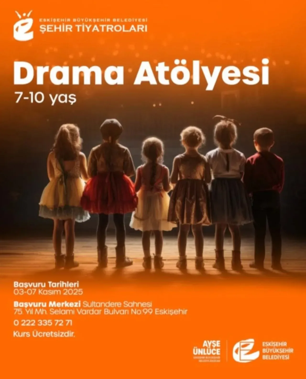 Eskişehir Şehir Tiyatroları Yeni Sezon Kayıtları Başlıyor Eskişehir Şehir Tiyatroları Yeni Sezon Kayıtları Başlıyor