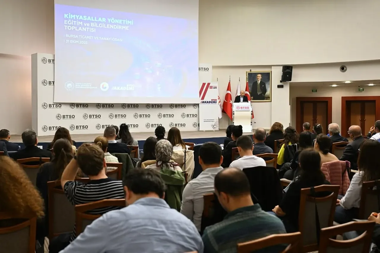 BTSO Akademi'de Kimyasalların Yönetimi Eğitimi Gerçekleştirildi BTSO Akademi'de Kimyasalların Yönetimi Eğitimi Gerçekleştirildi