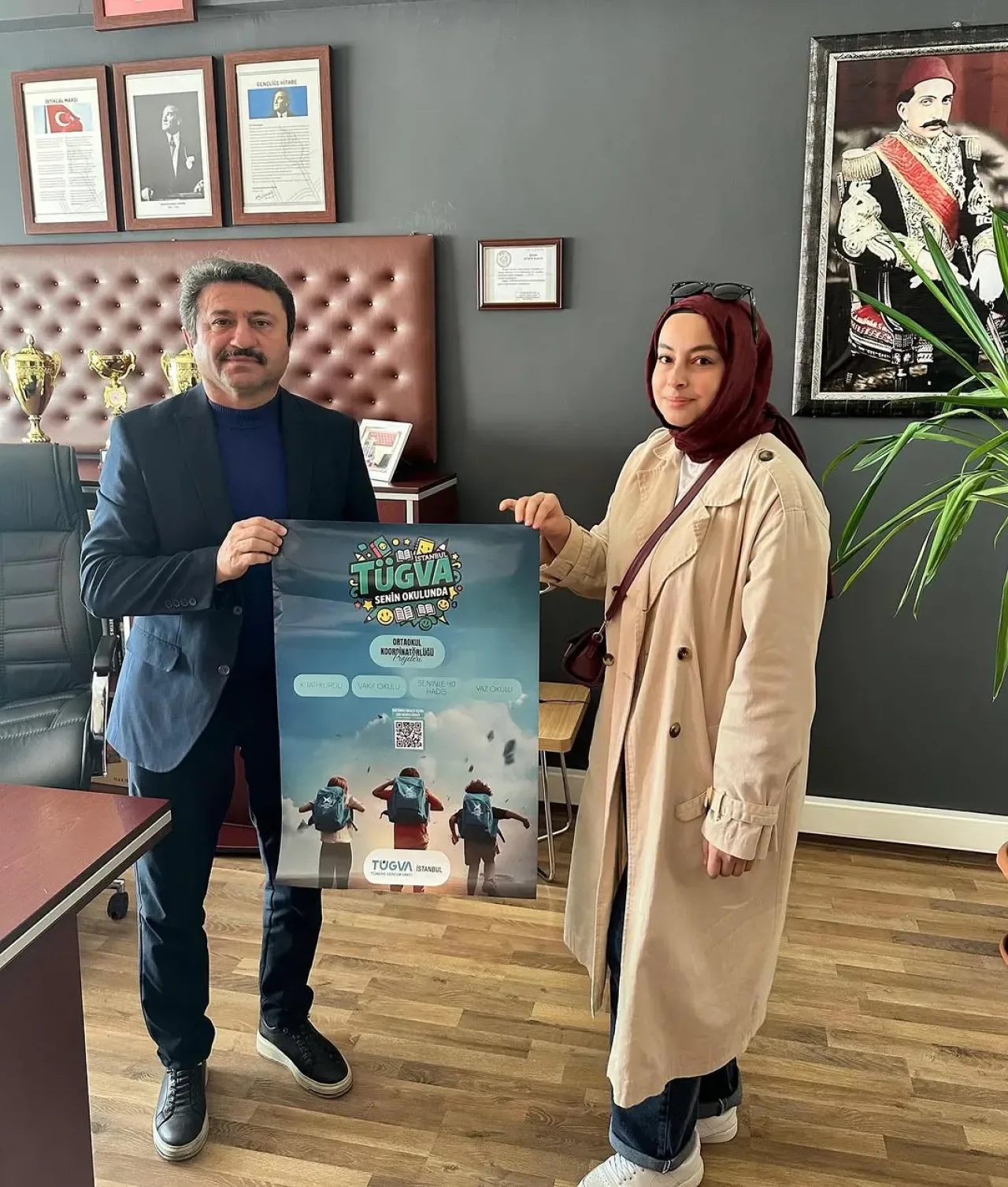 TÜGVA Pendik Ortaokul Koordinatörlüğü Okul Ziyaretlerini Sürdürüyor TÜGVA Pendik Ortaokul Koordinatörlüğü Okul Ziyaretlerini Sürdürüyor