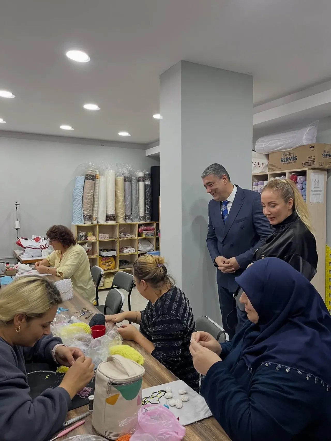 Çatalca SODAM'da Kaymakam Öztürk, Kursiyerlerin Taleplerini Dinledi Çatalca SODAM'da Kaymakam Öztürk, Kursiyerlerin Taleplerini Dinledi