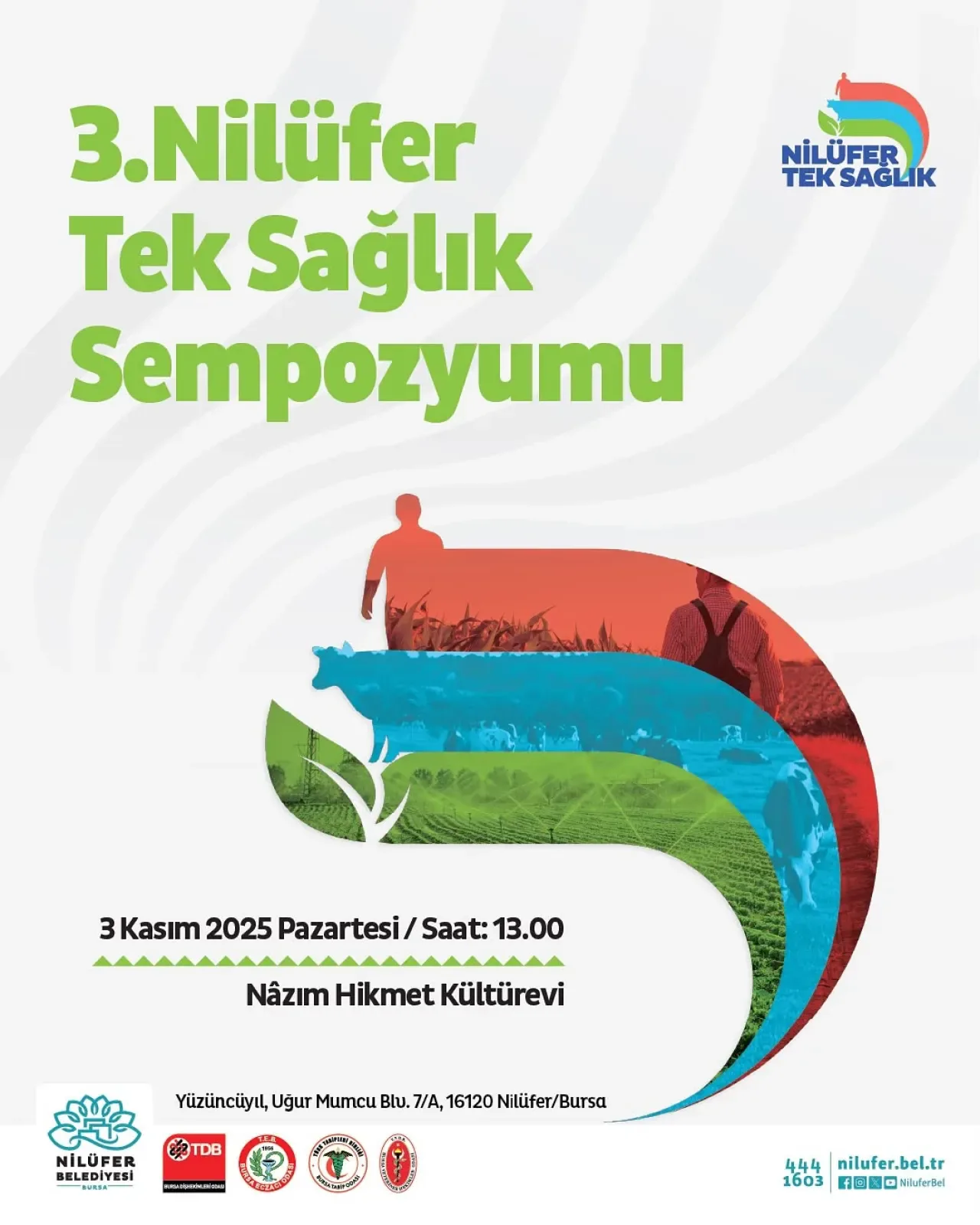 Nilüfer'de 3. Tek Sağlık Sempozyumu Düzenlenecek Nilüfer'de 3. Tek Sağlık Sempozyumu Düzenlenecek