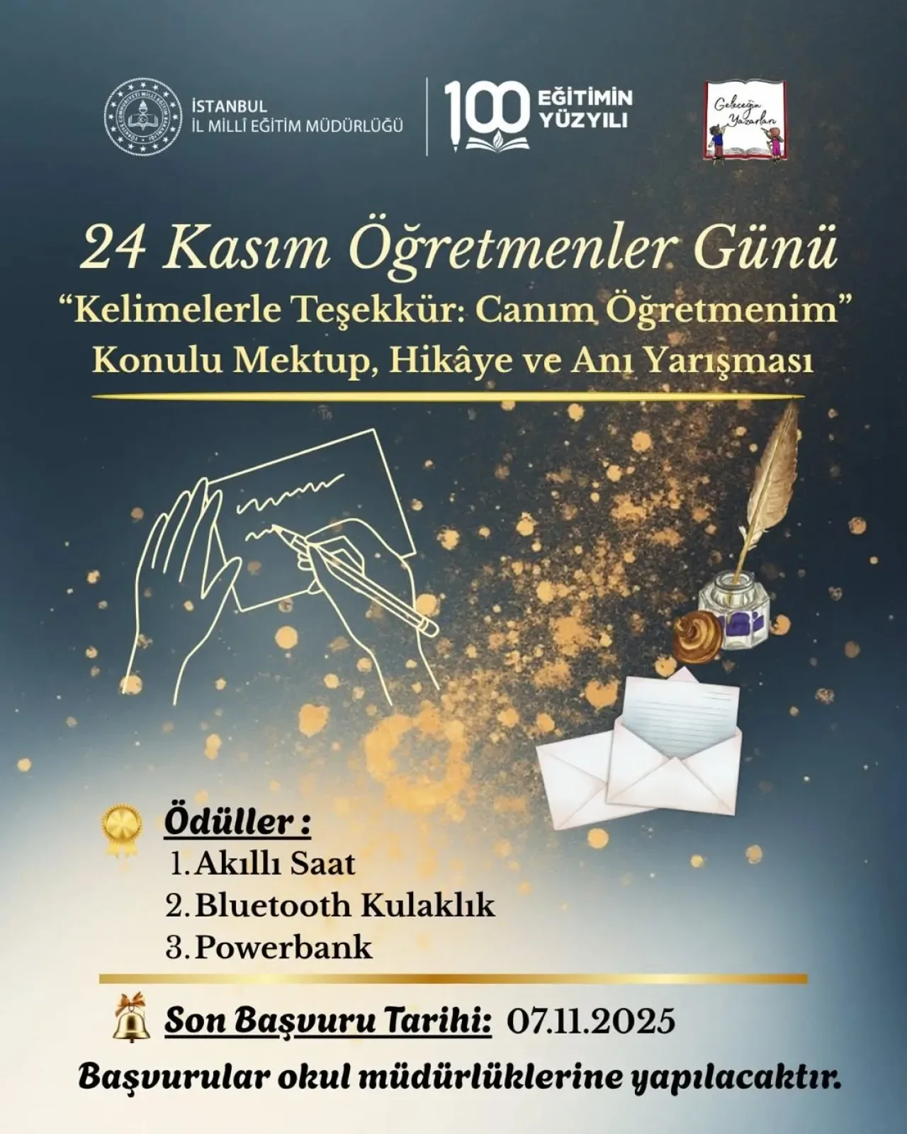 İstanbul Beykoz'da Öğretmenler Günü İçin "Kelimelerle Teşekkür" Yarışması İstanbul Beykoz'da Öğretmenler Günü İçin "Kelimelerle Teşekkür" Yarışması