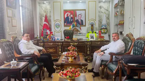 Kılıç Grup Sahibi Nejdet Kılıç, Başverimli Belediye Başkanı Medeni Tatar ile Bir Araya Geldi