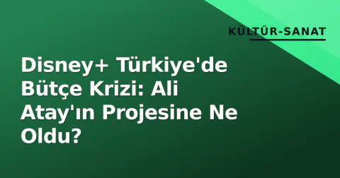 Disney+ Türkiye'de Bütçe Krizi: Ali Atay'ın Projesine Ne Oldu?