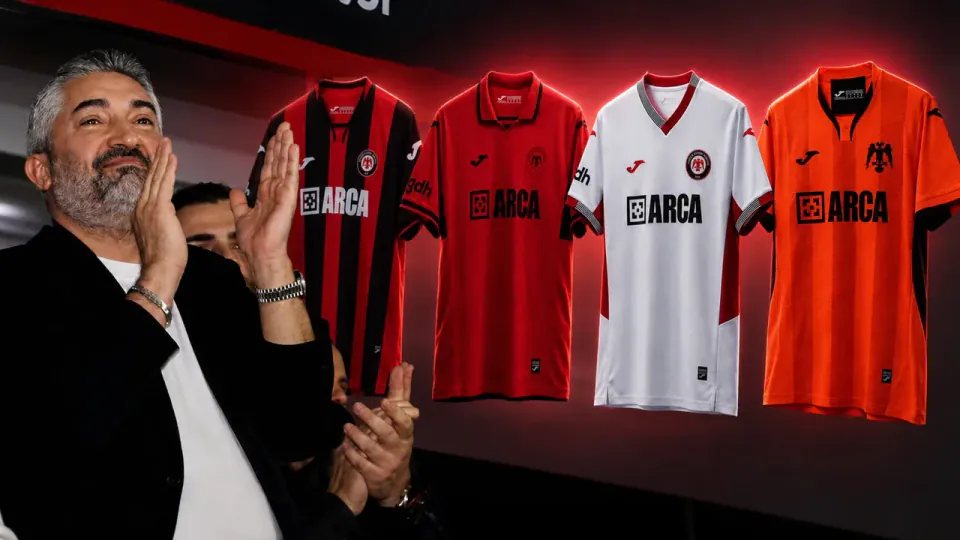 Arca Çorum FK yeni sezon formaları satışa çıkıyor: Başkan Balçık'tan destek görseli