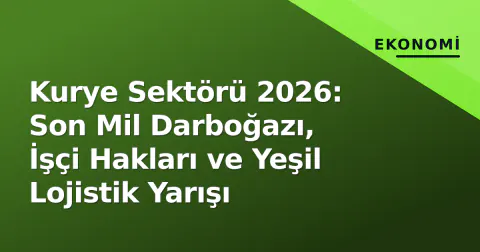 Kurye Sektörü 2026: Son Mil Darboğazı, İşçi Hakları ve Yeşil Lojistik Yarışı