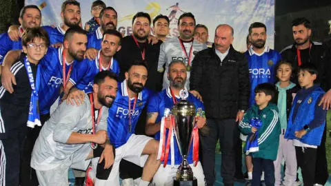 Çorum'da 65 köy 1000 sporcu: Kınık penaltılarda şampiyon oldu