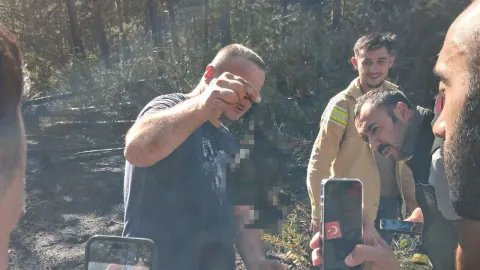 Bolu'da Yüksek Gerilime Çarpan Kuş Orman Yangını Başlattı
