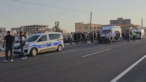 Mardin Nusaybin'de feci kaza: Yaşlı kadının hayatını kaybettiği anlar kamerada