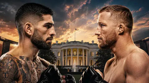 Justin Gaethje'ye UFC Freedom 250 Zaferi Sonrası 6 Ay Men Cezası