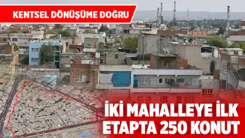 Batman Cumhuriyet ve Şirinevler Mahalleleri'nde Kentsel Dönüşüm Başlıyor