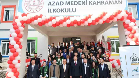 Eleşkirt'e Hayırseverin İlkokulu ve Taziye Evi Hizmete Girdi: Valili Açtı