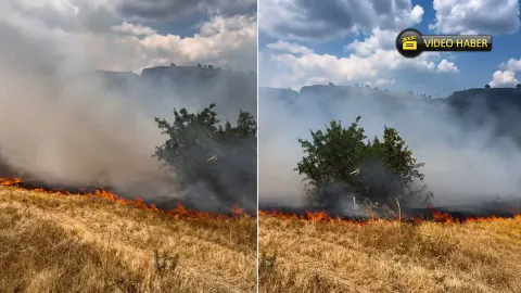 Safranbolu'da Ot Yangını İsmetpaşa Mahallesi'nde çıkan yangın ekiplerin müdahalesiyle kontrol altına alındı.