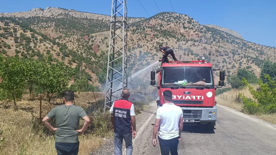 Siirt ve Şirvan İtfaiye Ekipleri Yaz Yangınlarına Karşı Teyakkuzda görseli
