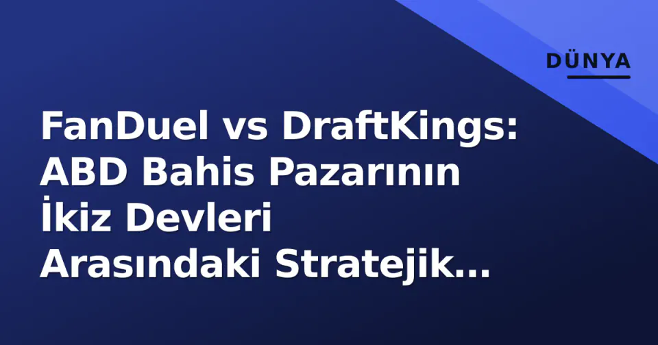 FanDuel vs DraftKings: ABD Bahis Pazarının İkiz Devleri Arasındaki Stratejik Ayrışma görseli