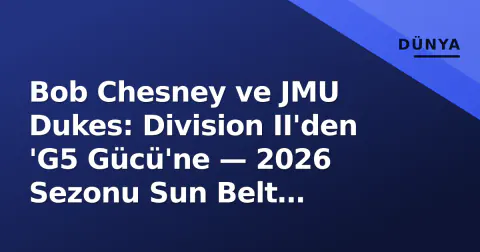 Bob Chesney ve JMU Dukes: Division II'den 'G5 Gücü'ne — 2026 Sezonu Sun Belt hegemonyası için kritik viraj