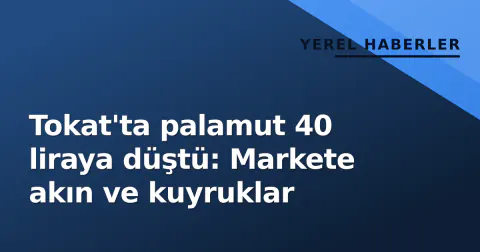 Tokat'ta palamut 40 liraya düştü: Markete akın ve kuyruklar