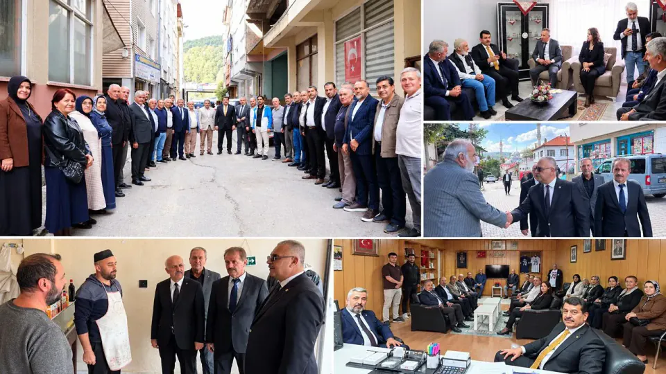 AK Parti Karabük'te "Türkiye Yüzyılı" mesajını 5 ilçeye taşıdı: Şehit aileleri ve esnafla masaya oturdu görseli