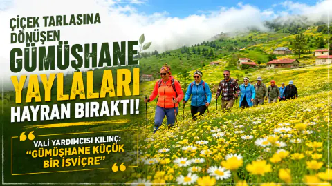 Gümüşhane Yaylaları'nda Bahar Şöleni: Doğa Tutkunları Yücebelen'de Buluştu
