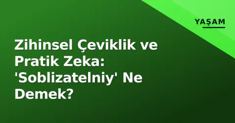 Zihinsel Çeviklik ve Pratik Zeka: 'Soblizatelniy' Ne Demek?