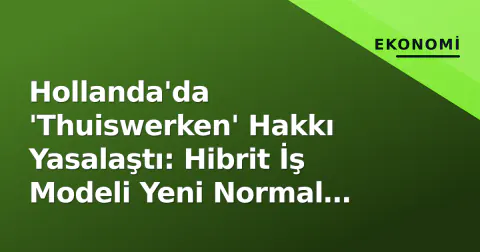 Hollanda'da 'Thuiswerken' Hakkı Yasalaştı: Hibrit İş Modeli Yeni Normal Oldu, Çatışmalar Bitmedi
