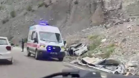 Erzurum'da Dehşet Anları: Freni Patlayan Tırdan Atlayan Sürücü Can Verdi
