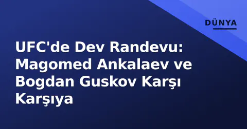 UFC'de Dev Randevu: Magomed Ankalaev ve Bogdan Guskov Karşı Karşıya