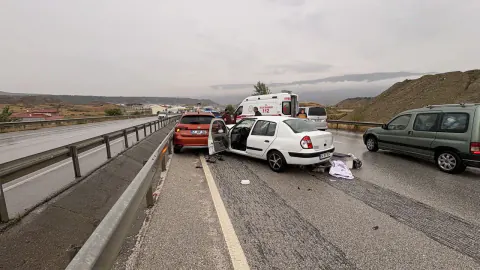Kastamonu D100 Karayolunda Zincirleme Kaza: 1 Ölü, 12 Yaralı