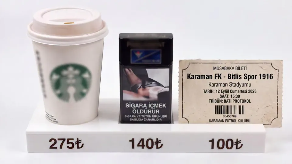 Karaman FK - Bitlis Spor 1916 Maç Bilet Fiyatları Belli Oldu: Tribün 100 TL, Deplasman 130 TL görseli