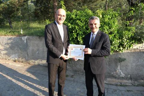 Kurşunlu'da Görev Süresi Dolan Güvenlik Amirleri İçin Veda Programı