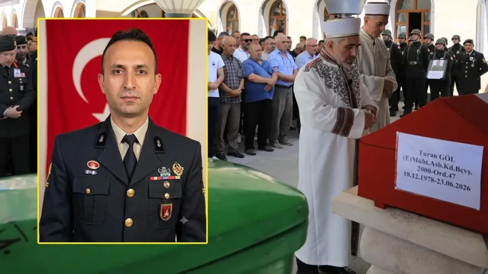 Kırıkkale'deki Patlamada Hayatını Kaybeden Emekli Astsubay Turan Göl Çankırı'da Defnedildi görseli