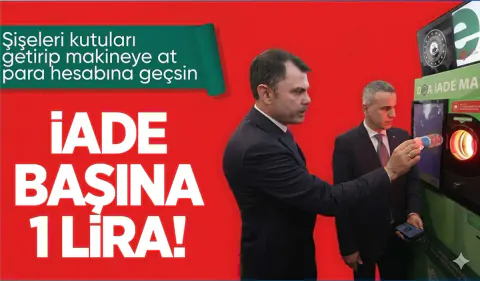 Boş Şişeler Para Kazandıracak: İade Bedeli 1 TL'ye Yükseliyor