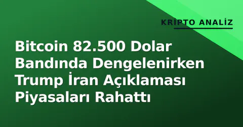 Bitcoin 82.500 Dolar Bandında Dengelenirken Trump İran Açıklaması Piyasaları Rahattı