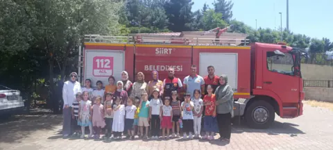 Siirt Ulus ADEM'de Hayati Eğitim: Yangın Anında Doğru Müdahale Yöntemleri Öğretildi