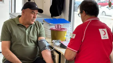 Çorum'da 31 yıldır kan bağışı yapan Nazım Bekdemir: "Trafik kazalarındaki acı başlattı"