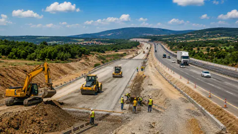 Macaristan M1 Otoyolu'nda Trafik Krizi: Dev Genişletme Çalışması