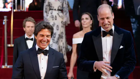 Tom Cruise'un Prens William'a "Kanat Arkadaşım" demesi gündeme geldi: Yanlış film adıyla paylaşılmış