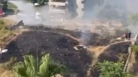 Adana'da Süleyman Demirel Bulvarı'nda Korkutan Yangın