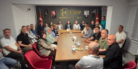 AK Parti Bozüyük Teşkilatı'ndan MHP'ye Nezaket Ziyareti