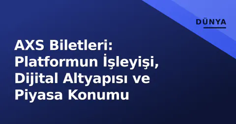 AXS Biletleri: Platformun İşleyişi, Dijital Altyapısı ve Piyasa Konumu
