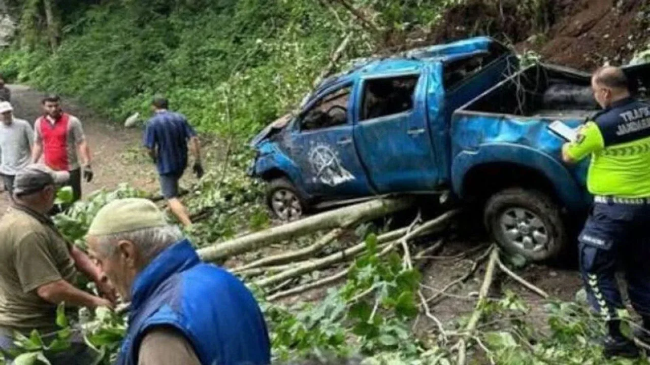 Rize'de feci kaza: Uçuruma yuvarlanan araçtaki çift hayatını kaybetti Rize'de feci kaza: Uçuruma yuvarlanan araçtaki çift hayatını kaybetti