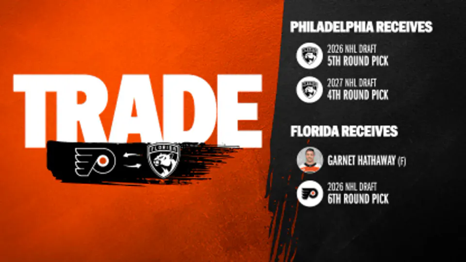 Philadelphia Flyers'da Garnet Hathaway Dönemi Sona Erdi: Takas Detayları Belli Oldu görseli