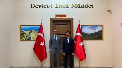 Taşköprü Başsavcısı Can Kara, Kaymakam Demirdağ ile İlk Resmi Görüşmesini Yapti