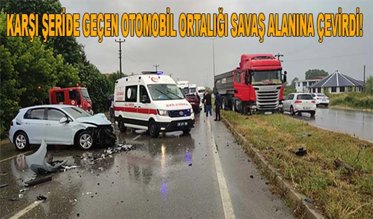 Samsun-Ordu Karayolunda Zincirleme Kaza: 4 Yaralı Samsun-Ordu Karayolunda Zincirleme Kaza: 4 Yaralı