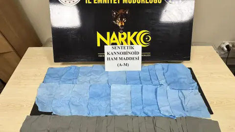 Düzce'de peçeteye emdirilmiş 22 milyonluk uyuşturucu ele geçirildi: 2 tutuklu
