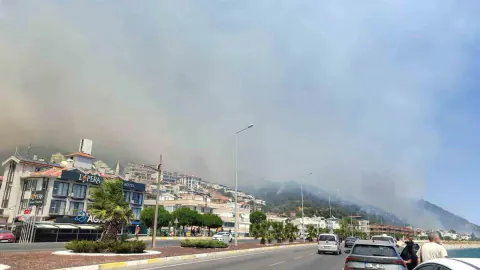 Kazdağları'nda Korkutan Yangın: Altınoluk'ta 210 Konut Tahliye Edildi