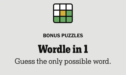 The New York Times 'Wordle'in yeni türevi 'Wordle in 1'i yayınladı: Her Çarşamba bonus bulmaca