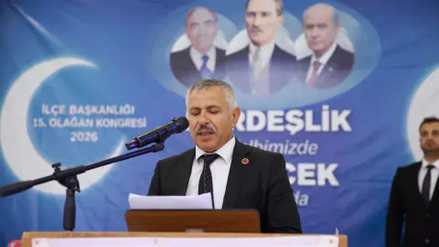 MHP Dodurga İlçe Başkanlığı'nda Bekir Yarbaşı Güven Tazeledi