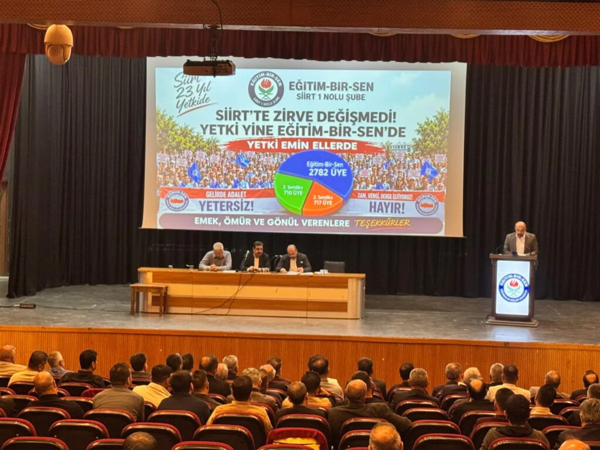 Eğitim-Bir-Sen'de Yönetim Değişmedi: Murat Şeker Tekrar Başkan Seçildi Eğitim-Bir-Sen'de Yönetim Değişmedi: Murat Şeker Tekrar Başkan Seçildi
